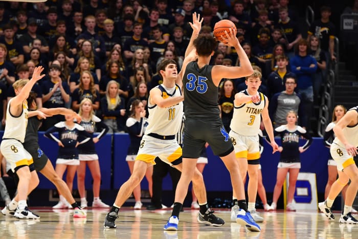 Lutheran East vs Ottawa-Glandorf boys basketball state championship Ben Jackson17